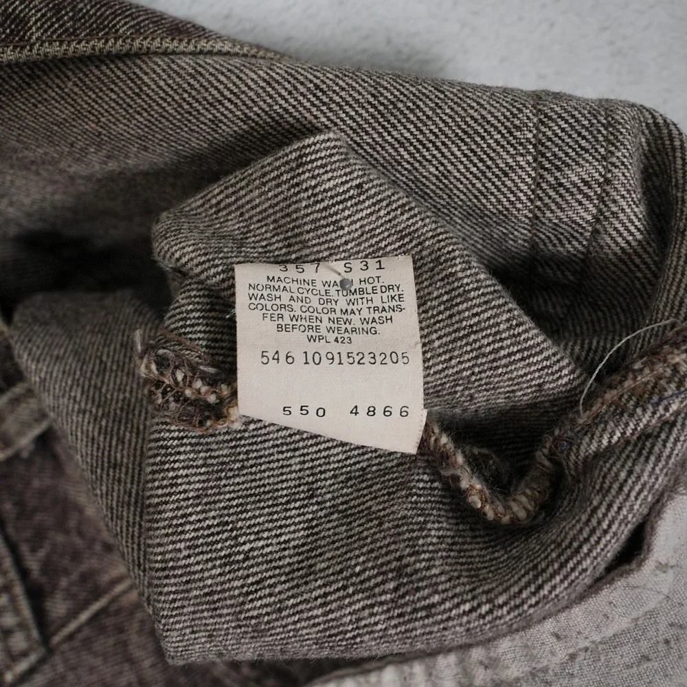 Vintage Levi's 550 Jeans 34x30 Made in USA Faded Purple Stonewash Relaxed Fit 90